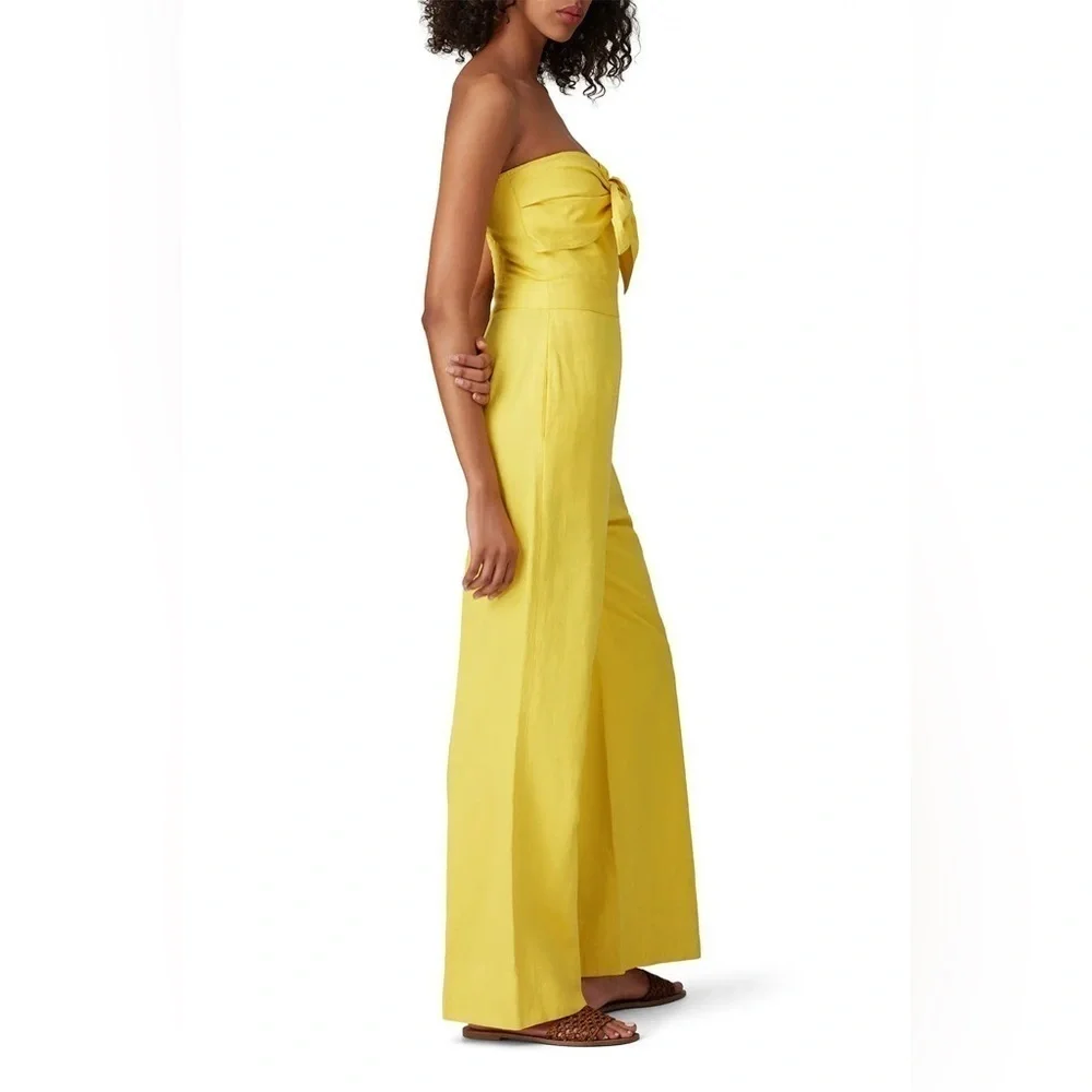Derek Lam 10 Crosby Alene Tie Front Jumpsuit
